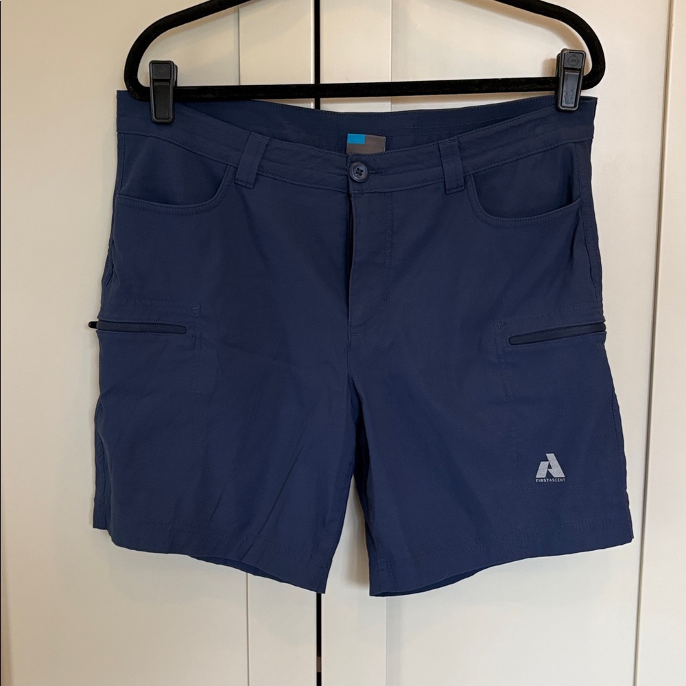 Eddie Bauer First Ascent Guide Pro Shorts - size 14 - gray